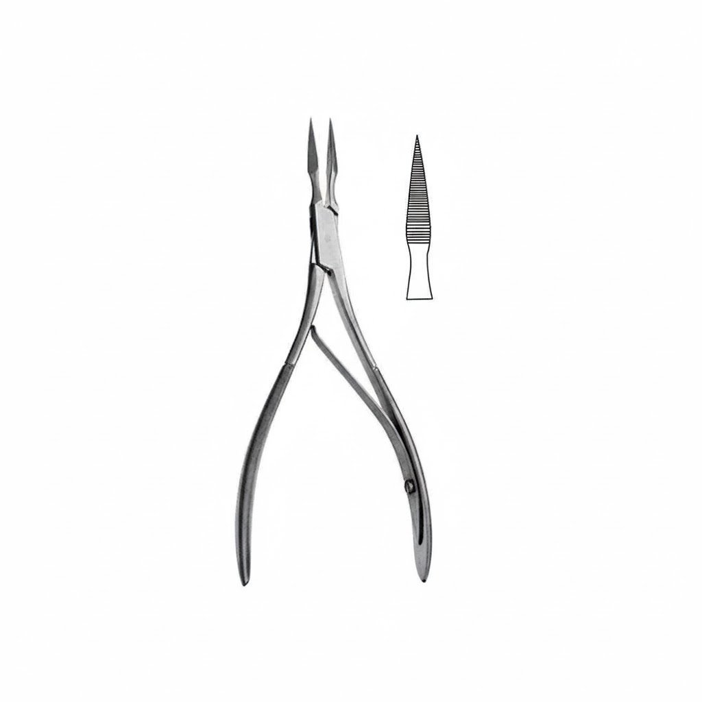 Virtus Splinter Forceps – Triangular Serrated, Spring Action