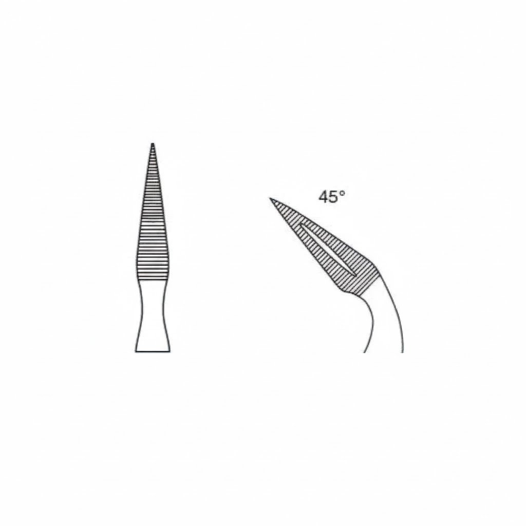 Virtus Splinter Forceps – Triangular Serrated, Spring Action - Image 2