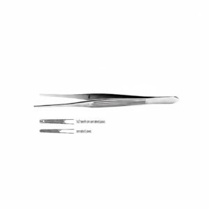 Waugh Dissecting Forceps – Fine Tips, Serrated or 1×2