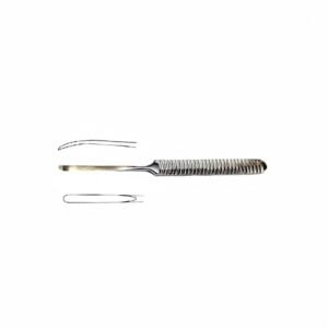 Williger Elevator, 15.7 cm – Curved Raspatory, 55 × 4 mm