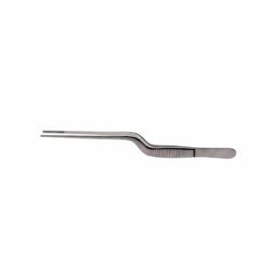 Bayonet Dressing Forceps, 14 cm – Delicate Serrated Jaws