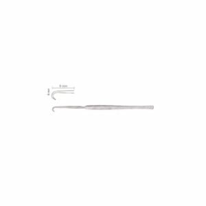 Bergmann Retractor Hook, 14 cm – Single Sharp Prong