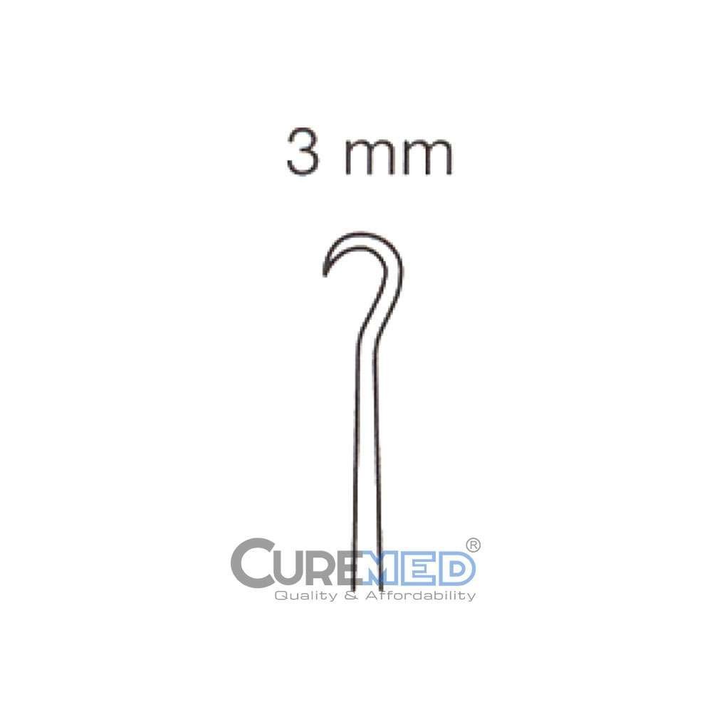 Kleinert-Kutz Hook, 16 cm – Sharp, Knurled Handle - Image 3