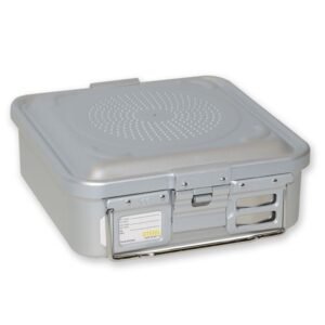 CONTAINER WITH FILTER small h 100 mm grey