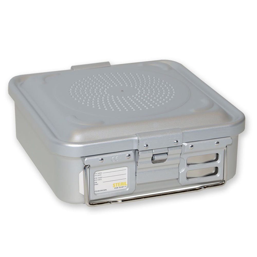 CONTAINER WITH FILTER small h 100 mm grey