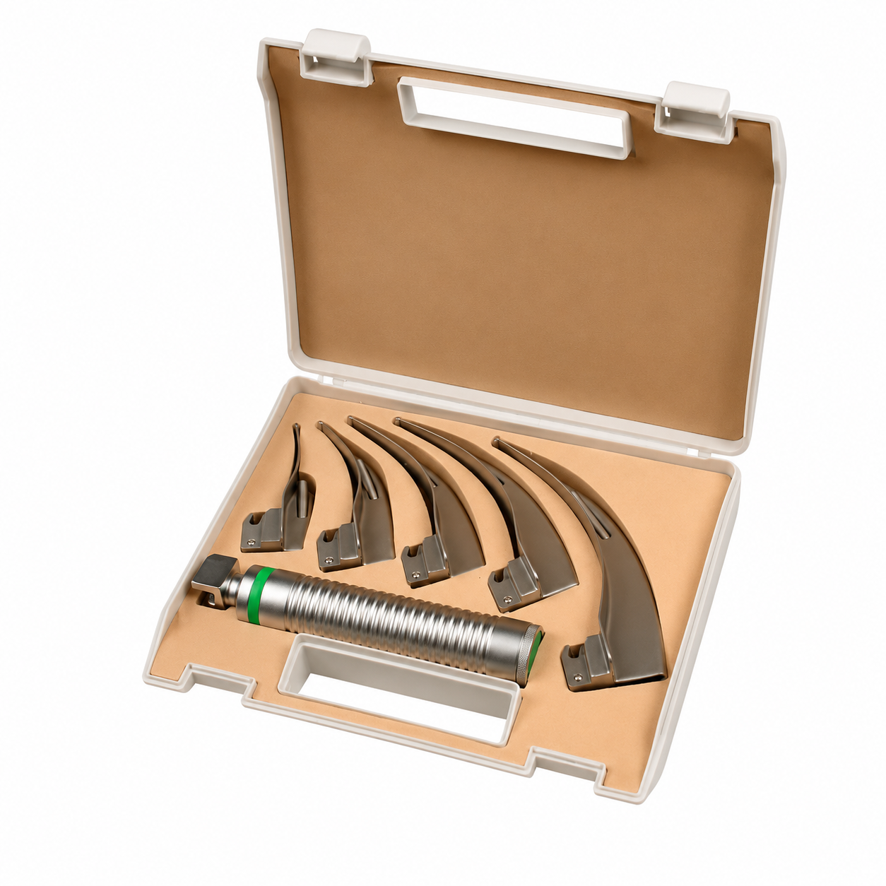Reusable Fiber Optic Laryngoscope Macintosh (Set of 5 Blades)