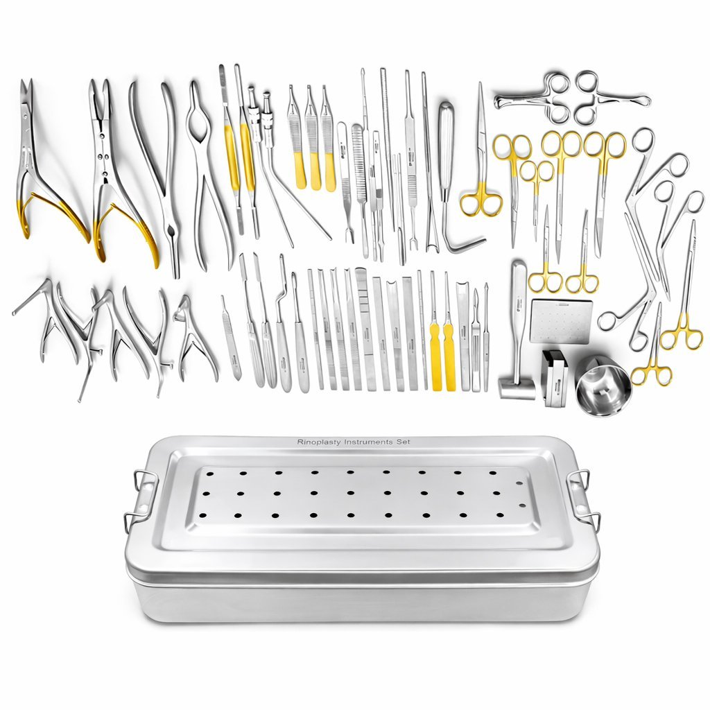Complete Rhinoplasty Instruments Set of 69 Pcs ( Nose Job Surgery Kit )
