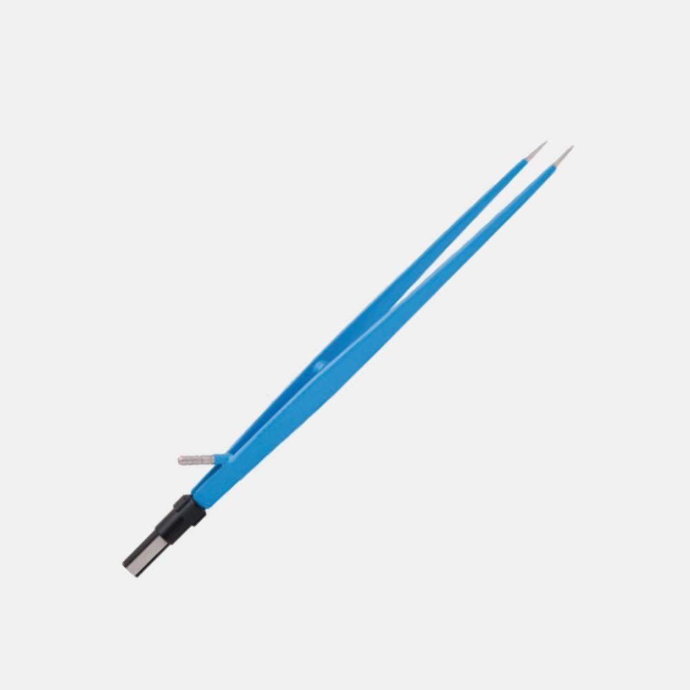 Straight Irrigation Bipolar Forceps – 20 cm, 1 mm Tip