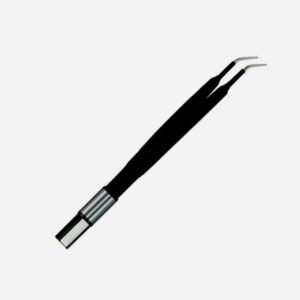 Iris Curved European Non-Stick Bipolar Forceps – 10.8 cm, 1 mm Tip