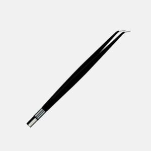Straight Angled-Down Non-Stick Forceps – 18.5 cm, 1 mm Tip