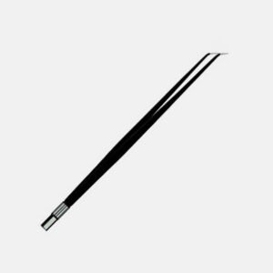 Straight Angled-Down Non-Stick Forceps – 22 cm, 1 mm Tip