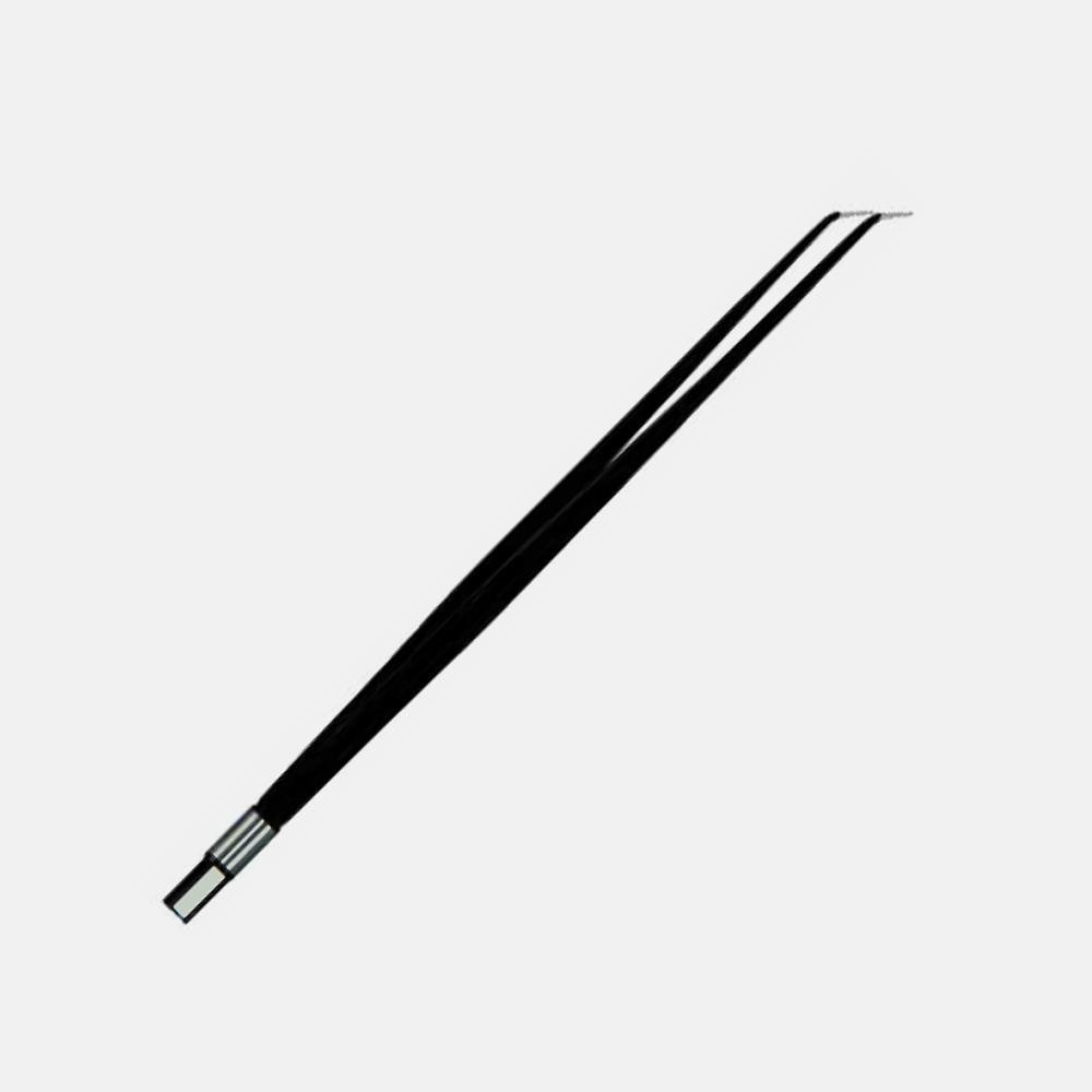 Straight Angled-Down Non-Stick Forceps – 22 cm, 1 mm Tip