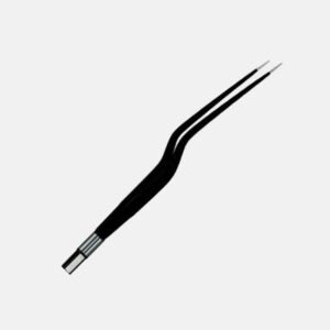 Bayonet Non-Stick Bipolar Forceps – 18 cm, 1 mm Tip