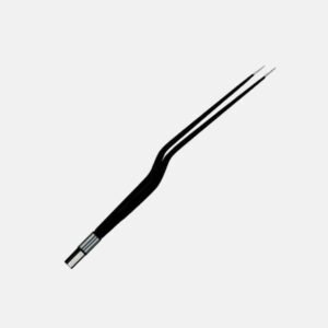 Bayonet Non-Stick Bipolar Forceps – 20 cm, 1 mm Tip