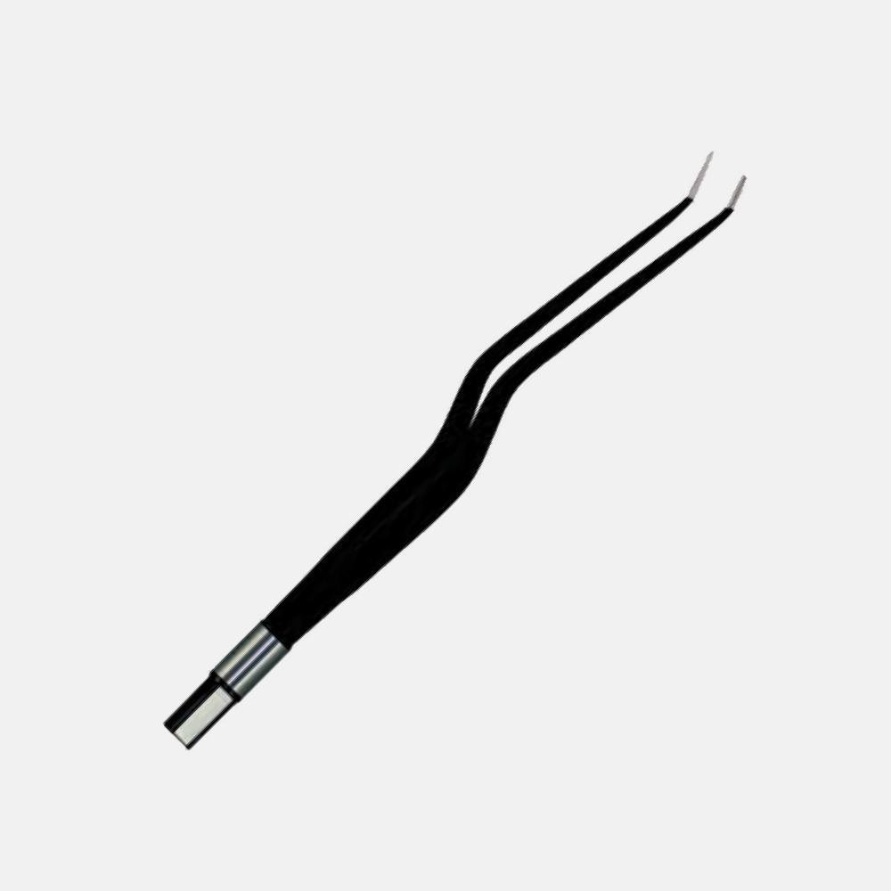 Bayonet Angled-Up Non-Stick Forceps – 16 cm, 1 mm Tip