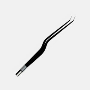Bayonet Angled-Up Non-Stick Forceps – 18 cm, 1 mm Tip