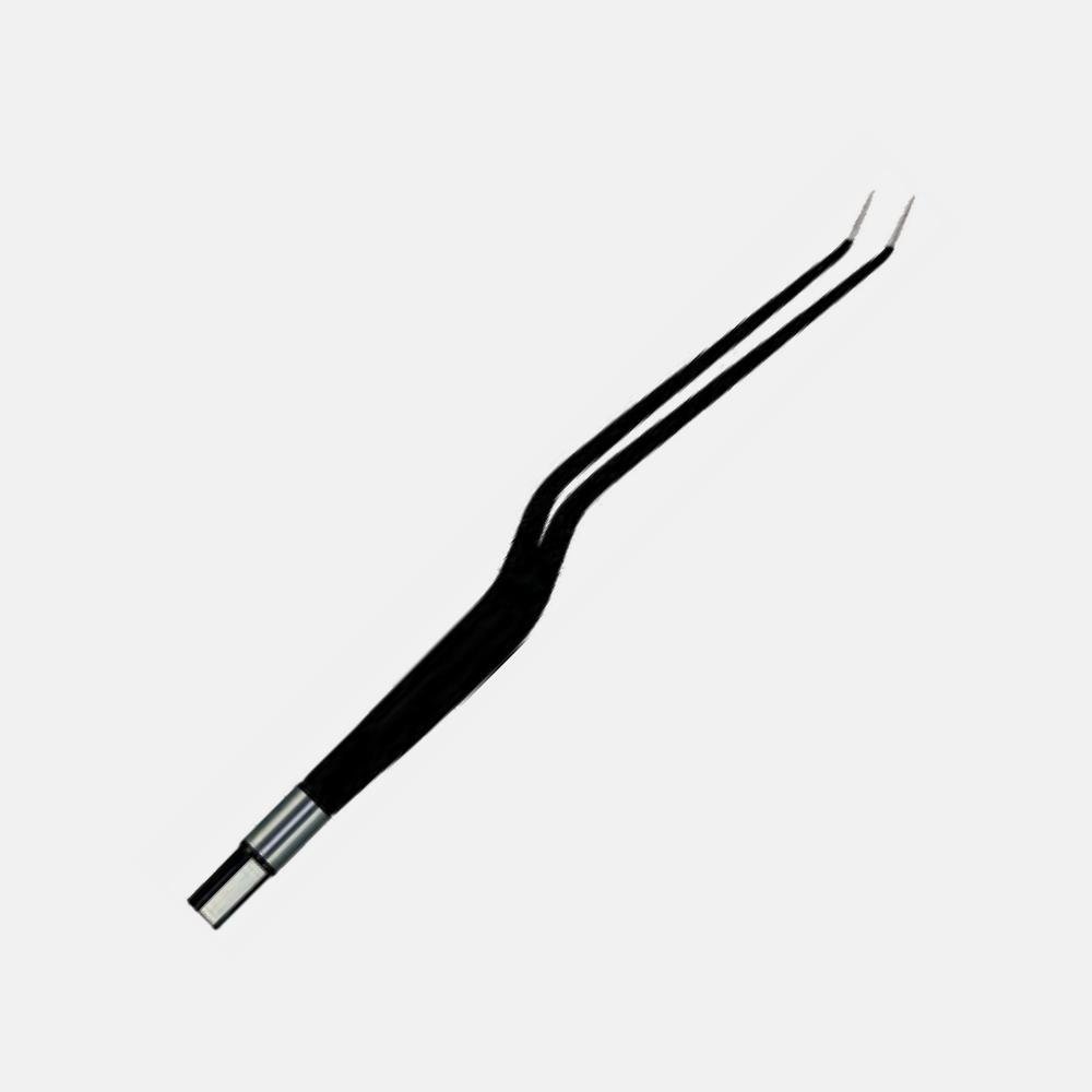 Bayonet Angled-Up Non-Stick Forceps – 18 cm, 1 mm Tip