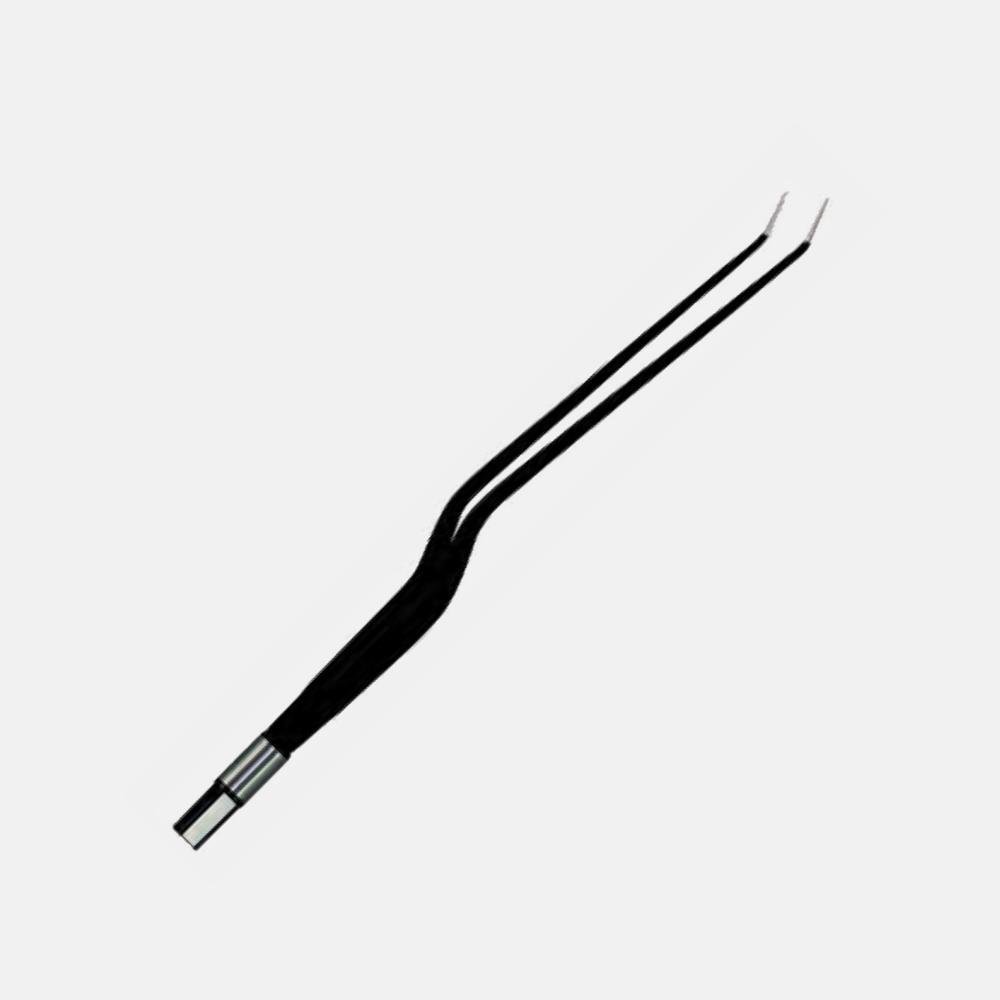 Bayonet Angled-Up Non-Stick Forceps – 20 cm, 1 mm Tip