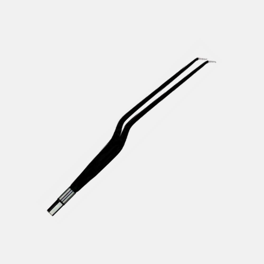 Bayonet Angled-Down Non-Stick Forceps – 20 cm, 1 mm Tip