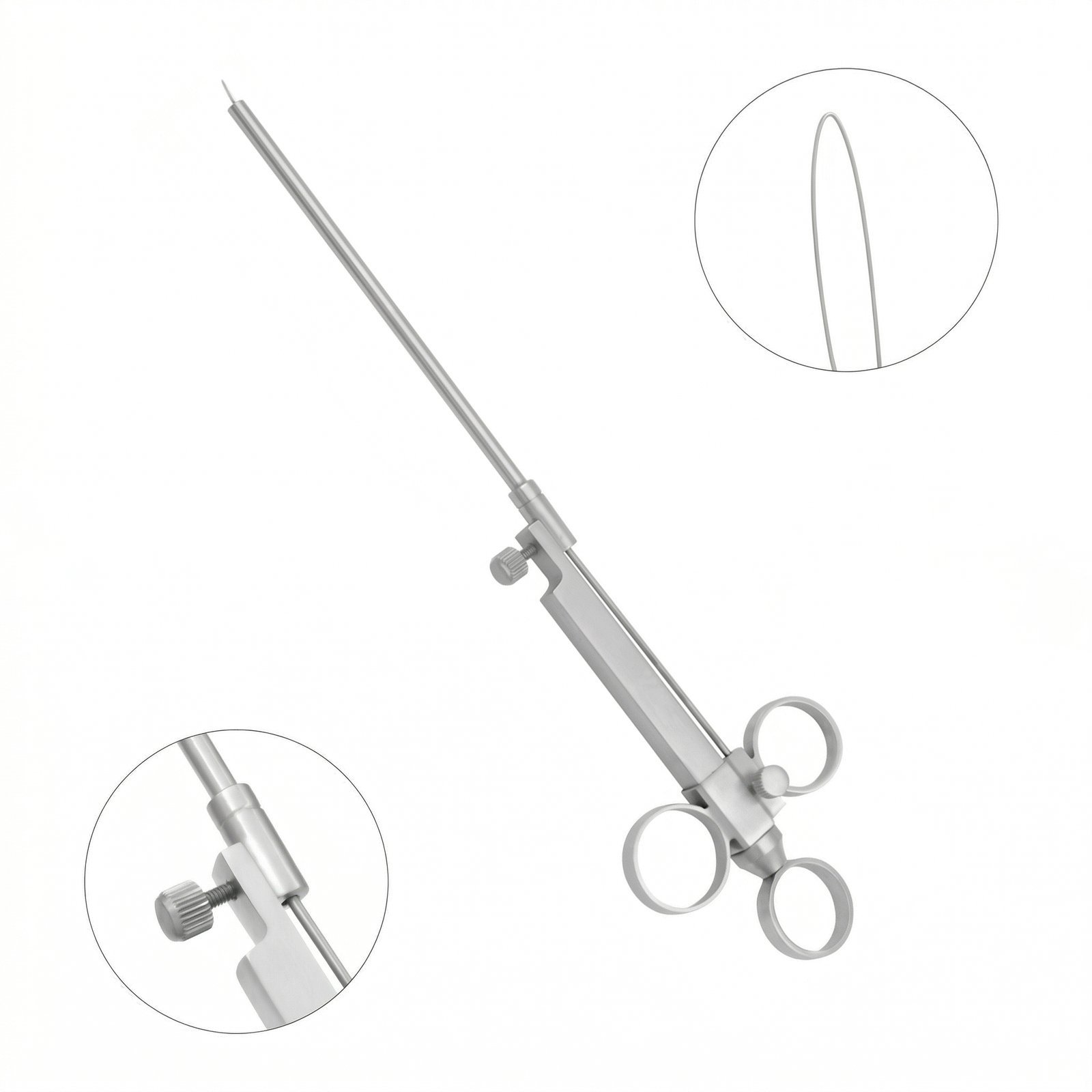 Krause Nasal Polyp Snare Sharp 25 cm Long
