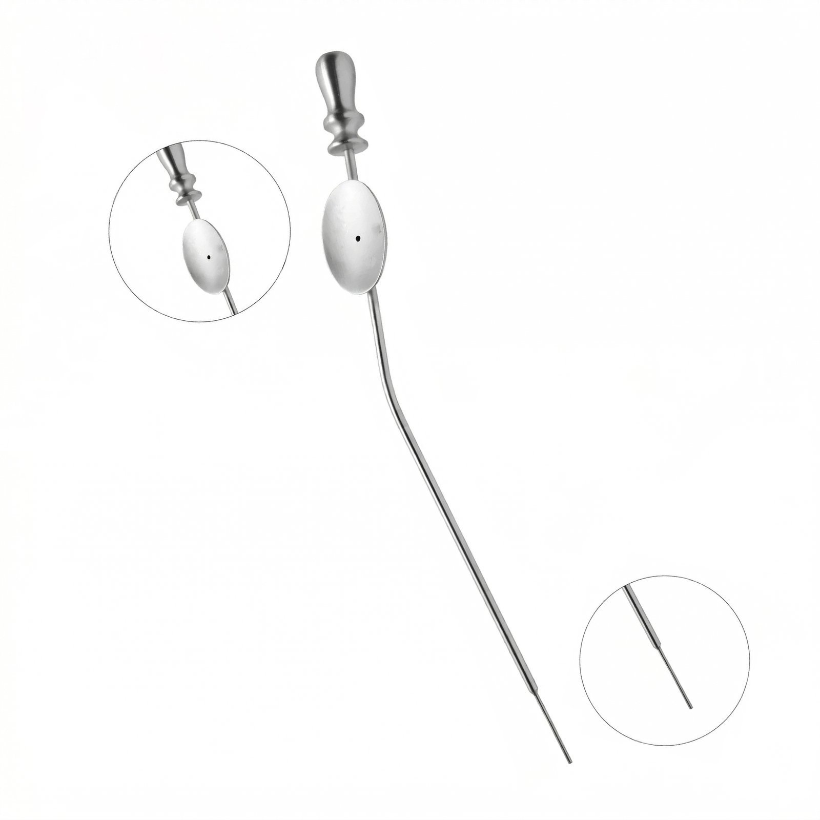Schuknecht Suction Tube with Finger Control – 45°