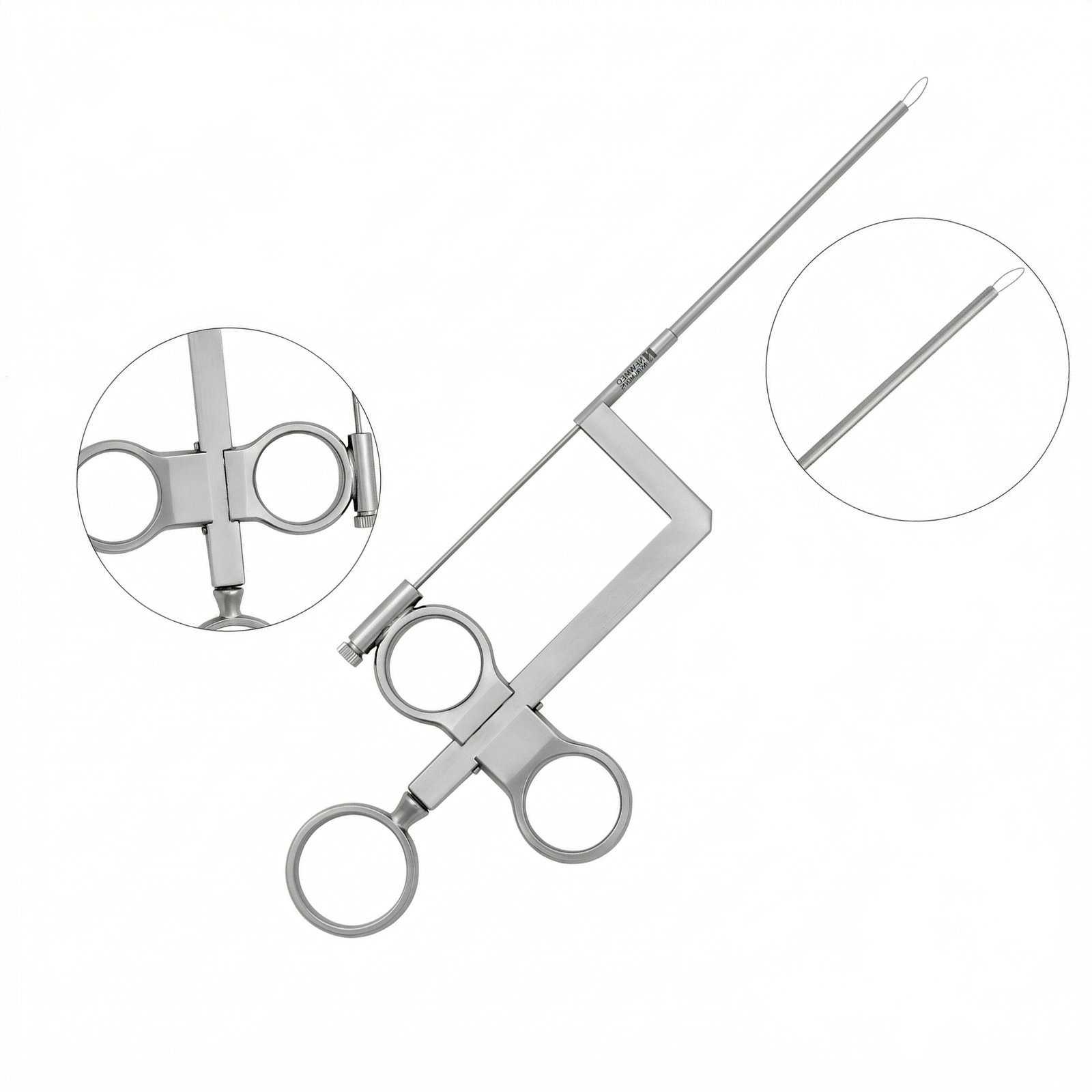 Lange Nasal Polyp Snare Bayonet Sharp 25 cm Long