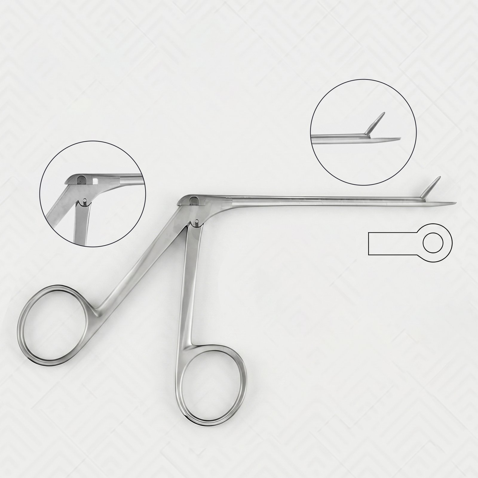 Hartmann–Hoffmann Ear Alligator Punch Forceps