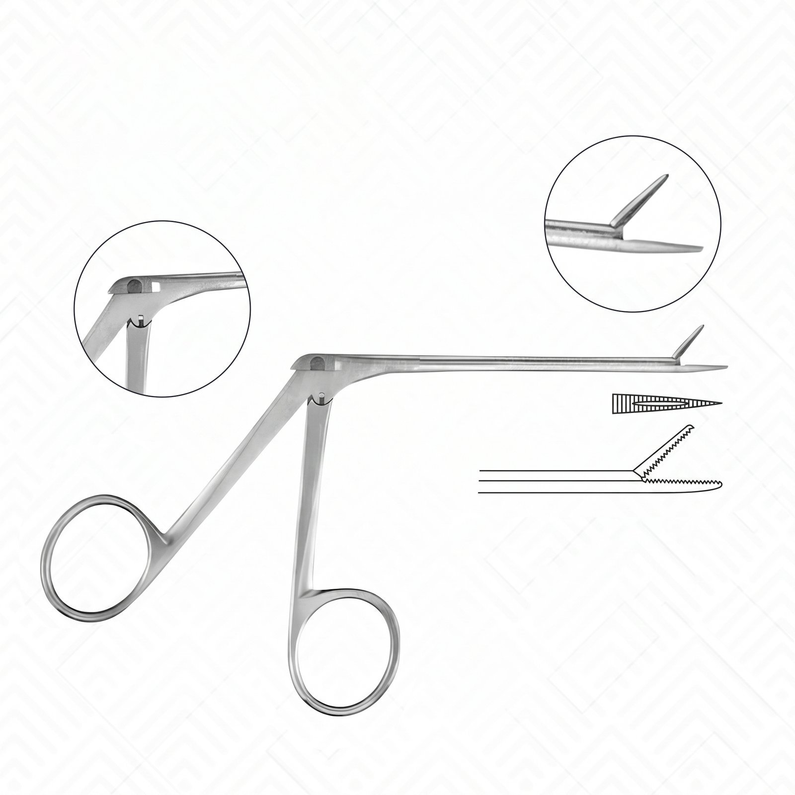 Hartmann-Wullstein Alligator Forceps, 8.5 cm (3 ¼”)