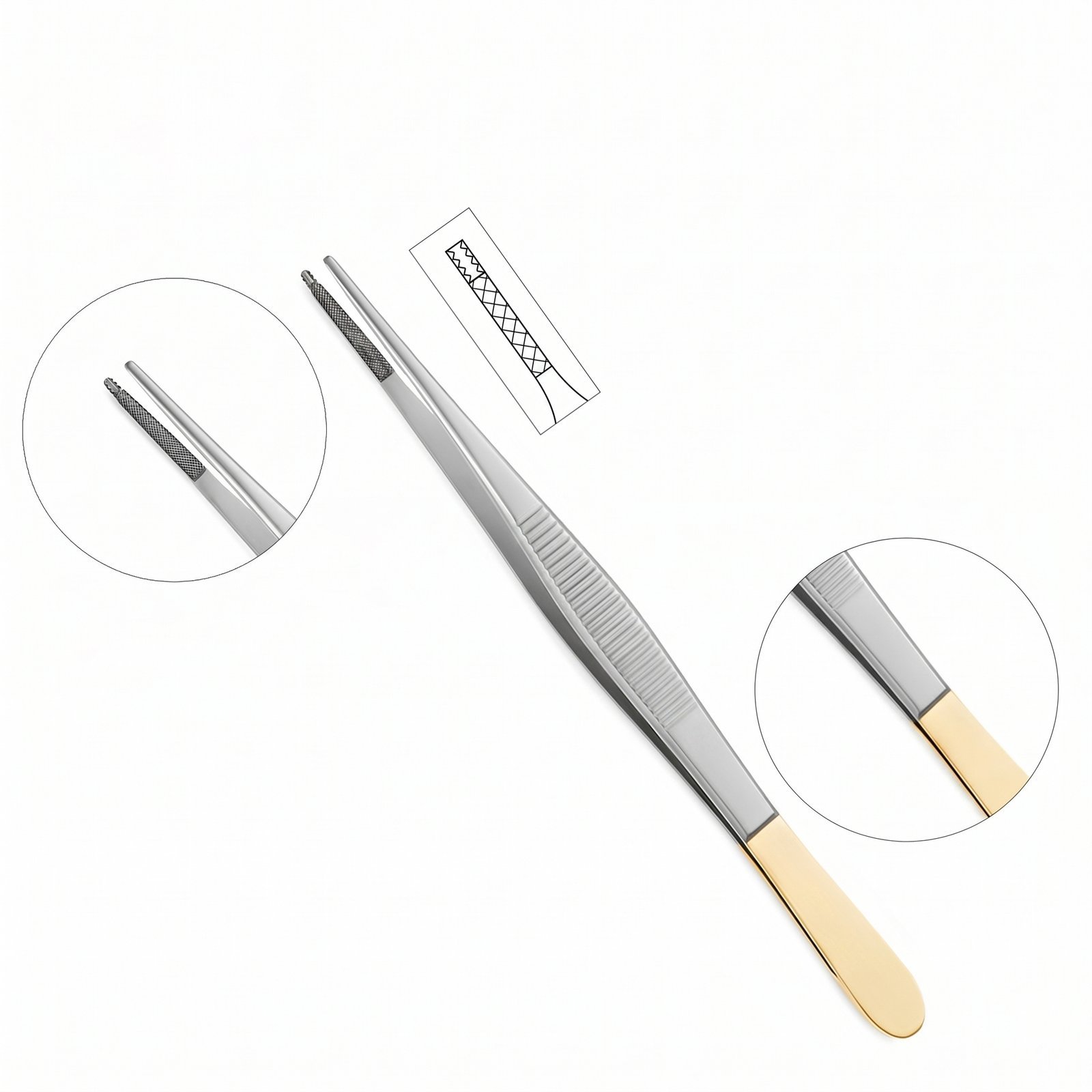 Brown Adson TC Forceps, 4000 Jaw