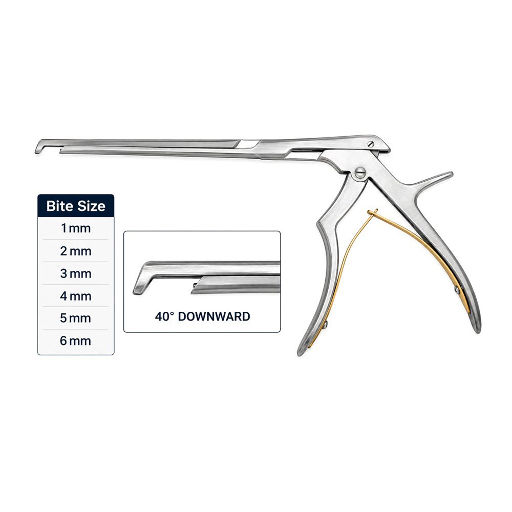 Kerrison Laminectomy Punch, 40° Downward