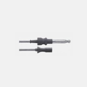 Silicone Monopolar Cable – 10 ft (3.0 m), Screw/Bovie 8 mm