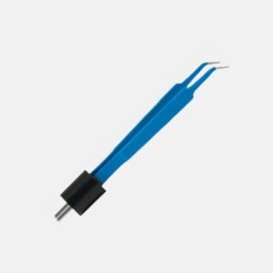 McPherson Curved USA 2-Pin Bipolar Forceps – 9 cm, 0.5 mm