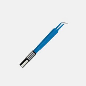 McPherson Curved European Bipolar Forceps – 9 cm, 0.5 mm Tip