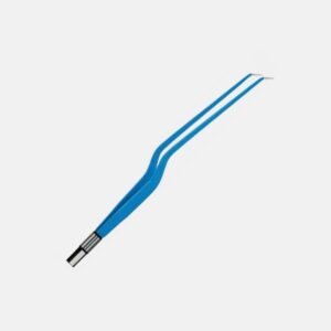 Bayonet Angled-Down Bipolar Forceps – 20 cm, 1 mm Tip