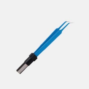 McPherson Curved Bipolar Forceps – 11.5 cm, 0.5 mm Tip