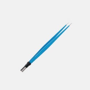 Straight European Bipolar Forceps – 20 cm, 1 mm Tip