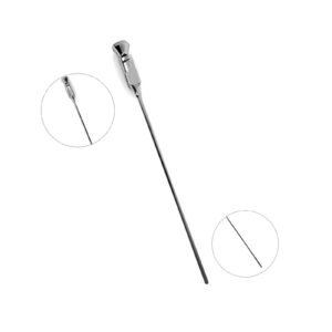 Wullstein Suction Tube – Silver, Straight