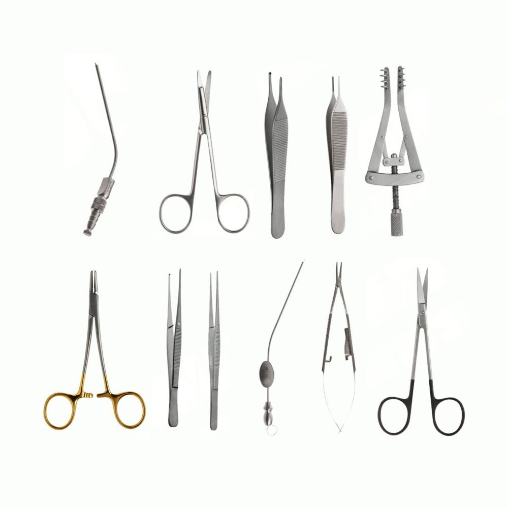Basic Plastic Surgery Instruments Set